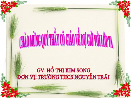 Bài giảng Ngữ văn 7 - Tiết 119: Dấu chấm lửng và dấu chấm phẩy - Hồ Thị Kim Song