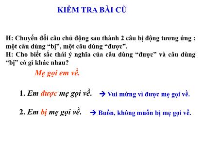 Bài giảng Ngữ văn Lớp 7 - Bài 24: Dùng cụm chủ vị để mở rộng câu