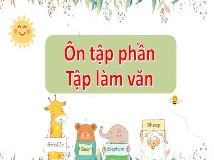 Bài giảng Ngữ văn Lớp 7 - Ôn tập phần Tập làm văn