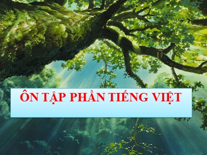 Bài giảng Ngữ văn Lớp 7 - Ôn tập phần Tiếng Việt