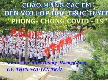 Bài giảng Ngữ văn Lớp 7 - Tiết 96: Cách làm bài văn lập luận chứng minh - Dương Hoàng Giang