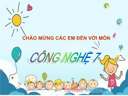 Bài giảng Công nghệ 7 (Kết nối tri thức) - Tiết 1, Bài 1: Giới thiệu về trồng trọt