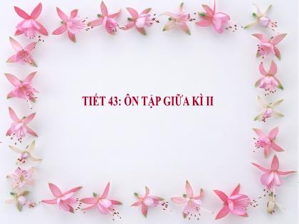 Bài giảng Lịch sử và Địa lí 7 (Kết nối tri thức) - Tiết 43: Ôn tập giữa kì II