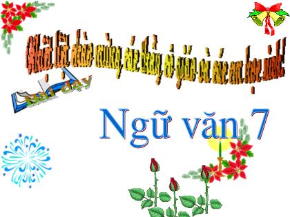 Bài giảng Ngữ văn 7 - Tiết 43: Từ đồng âm