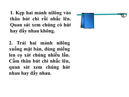 Bài giảng Vật lí 7 - Bài 18: Hai loại điện tích