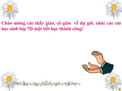 Bài giảng Vật lí 7 - Độ to của âm