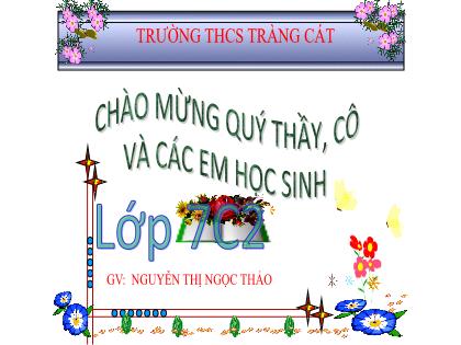 Bài giảng Khoa học tự nhiên 7 (Cánh diều) - Bài 3: Sơ lược về bảng tuần hoàn các nguyên tố hóa học (Tiếp) - Trường THCS Tràng Cát