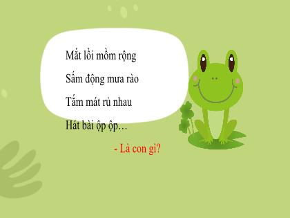 Bài giảng Ngữ văn 7 - Bài: Ếch ngồi đáy giếng - Trường THCS Tràng Cát