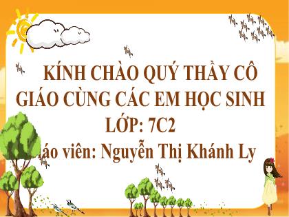 Bài giảng Ngữ văn 7 (Kết nối tri thức) - Bài: Văn bản Con mối và con kiến - Trường THCS Tràng Cát