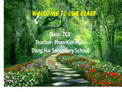 Bài giảng Tiếng Anh 7 (Global Success) - Unit 4: Muisic And arts - Trường THCS Đông Hải