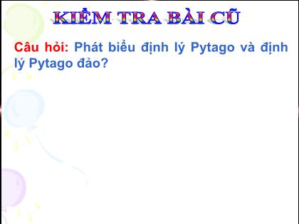 Bài giảng Toán 7 - Bài: Luyện tập - Trường THCS Quán Toan